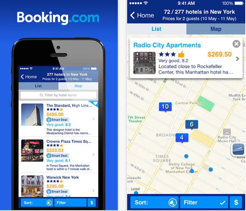 com - Travel Booking App