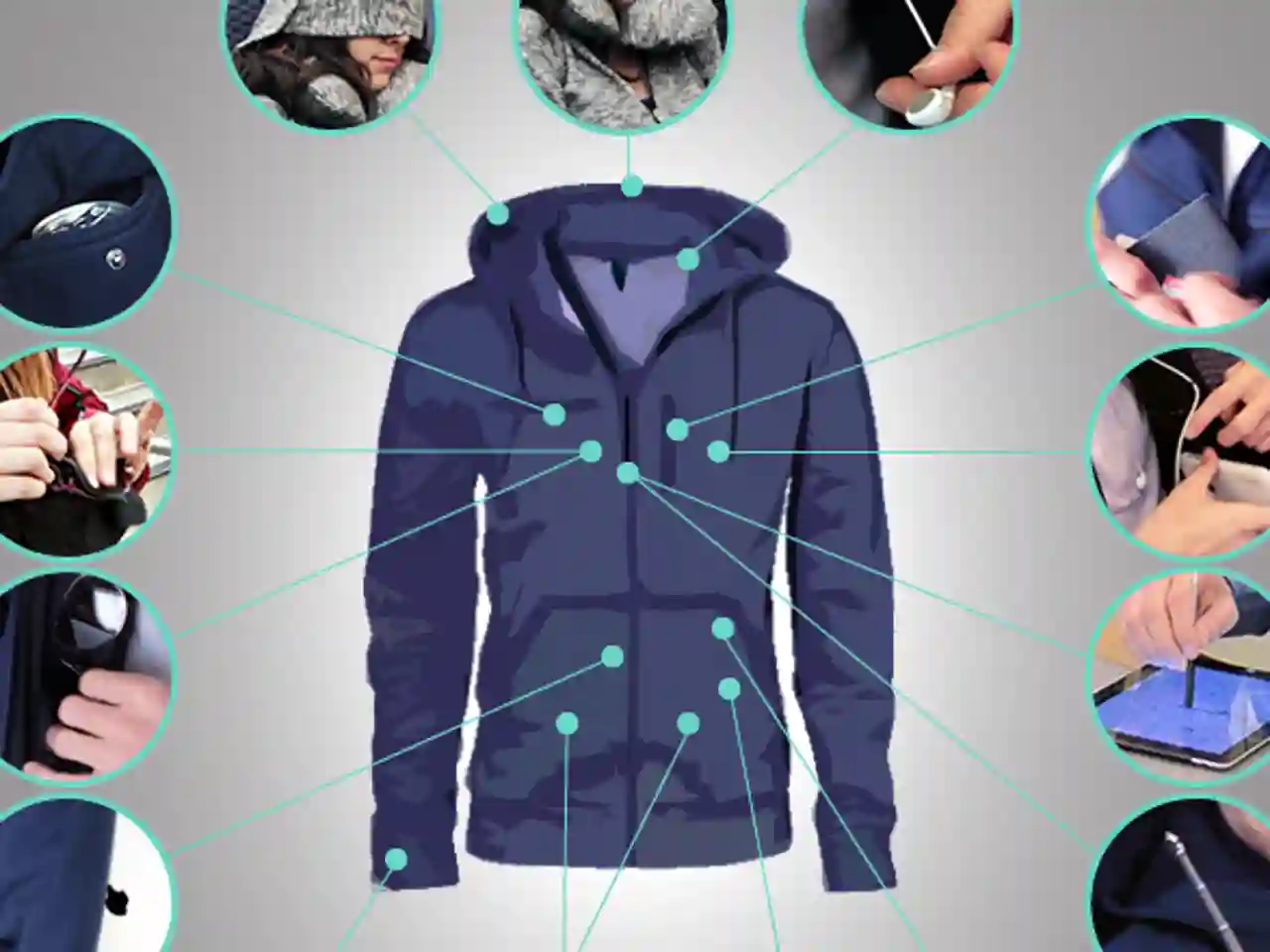 Multifunctional Travel Jacket with Built-In Features