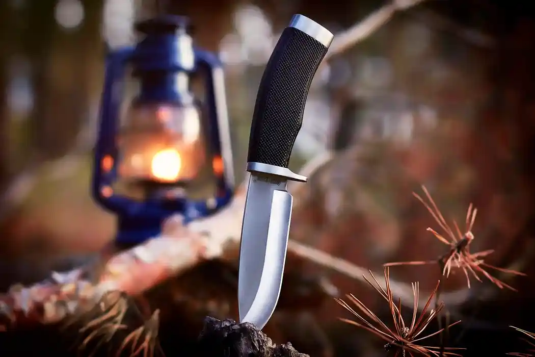 Hunting knife for hunting trip