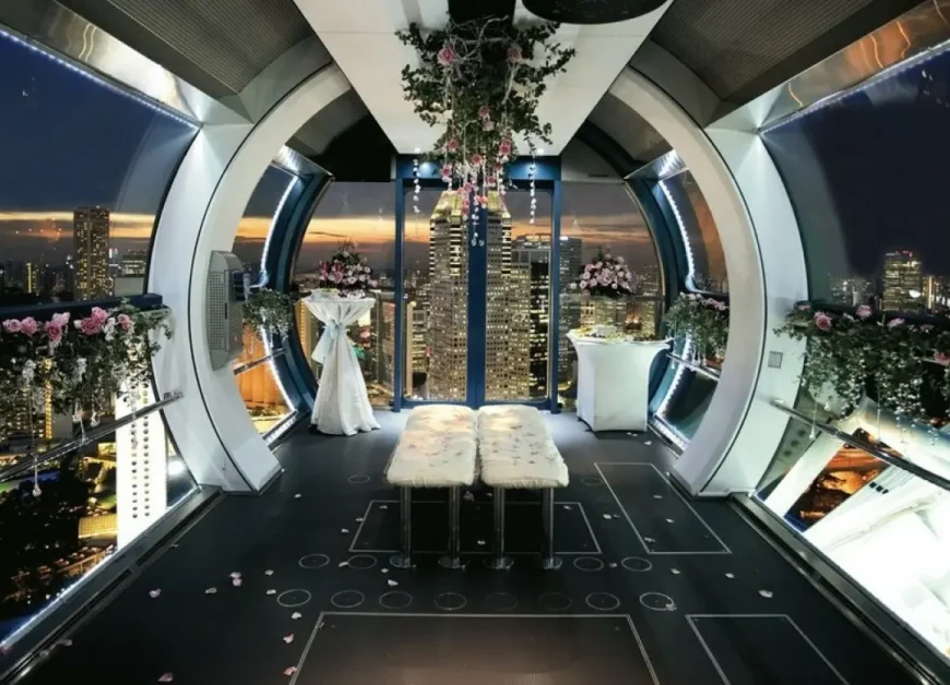 Sky Dining Experience in Singapore now