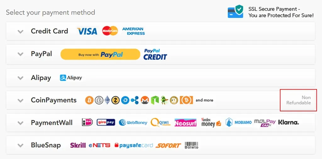 Use Secure Payment Methods