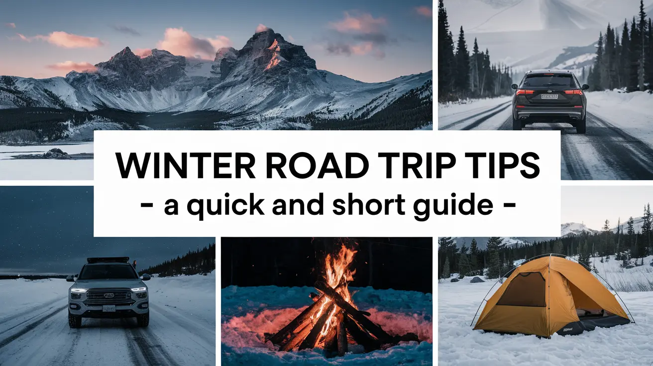 Winter Road Trip Tips – A Quick and Short Guide