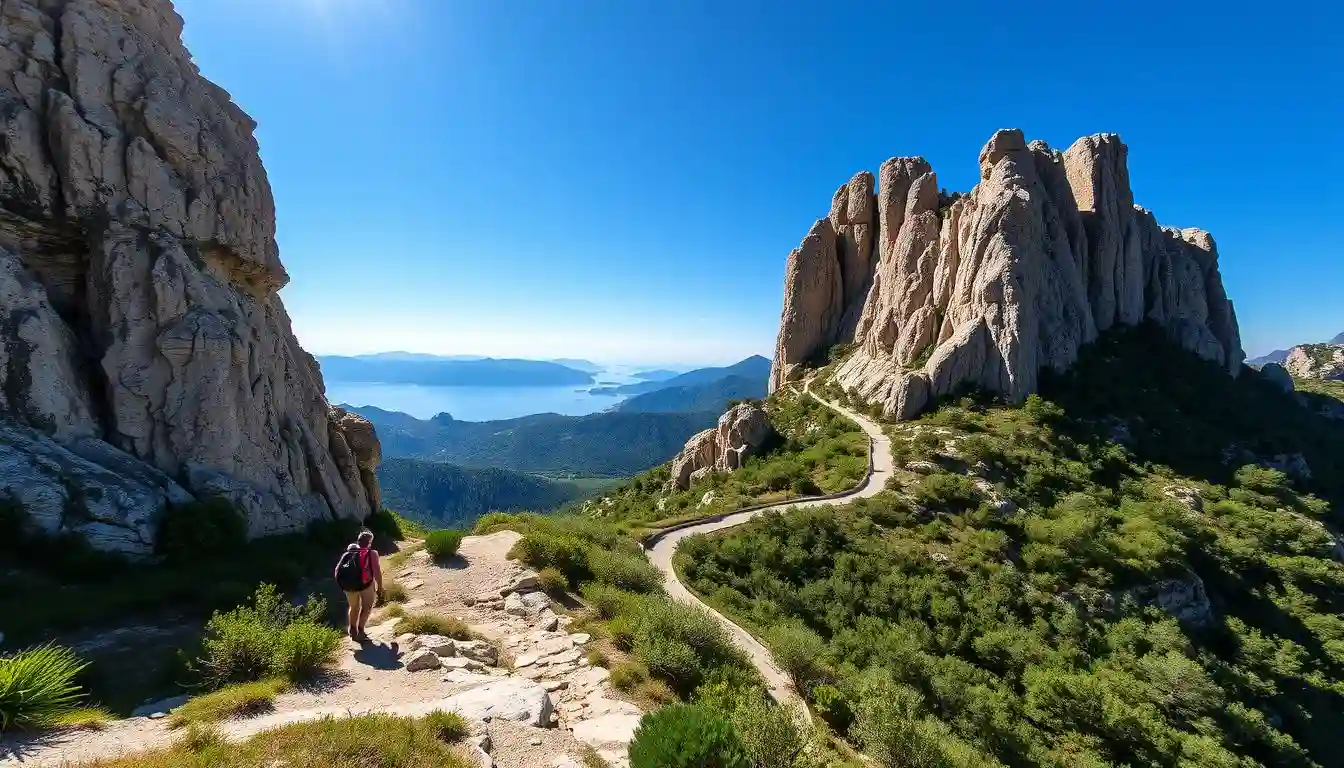 Split Rock Saddle Croatia hiking paths