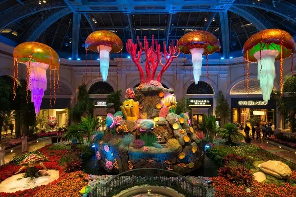 The Bellagio Conservatory Botanical Gardens